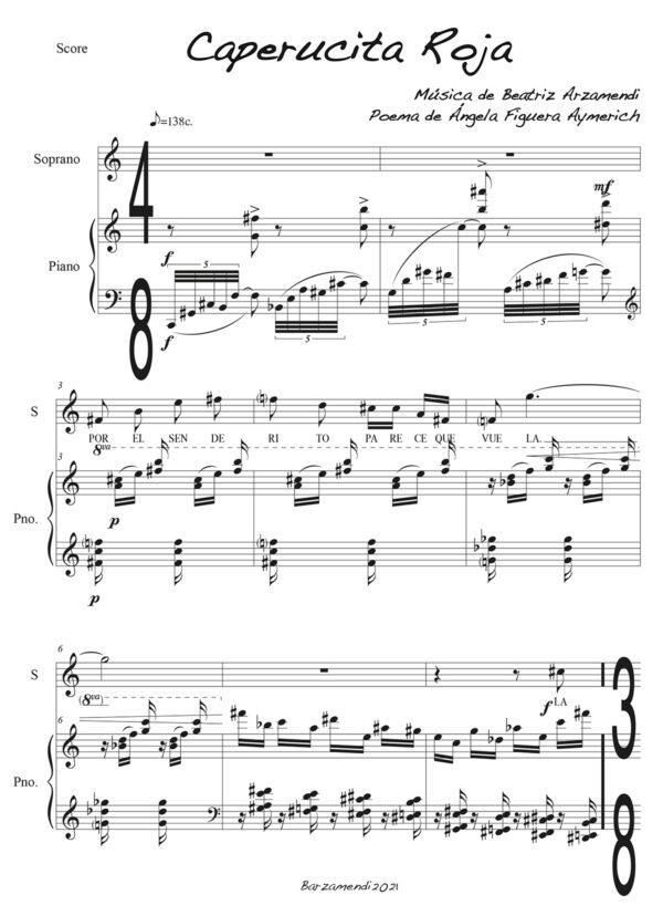BEATRIZ ARZAMENDI- DOS CANCIONES INFANTILES - Imagen 3