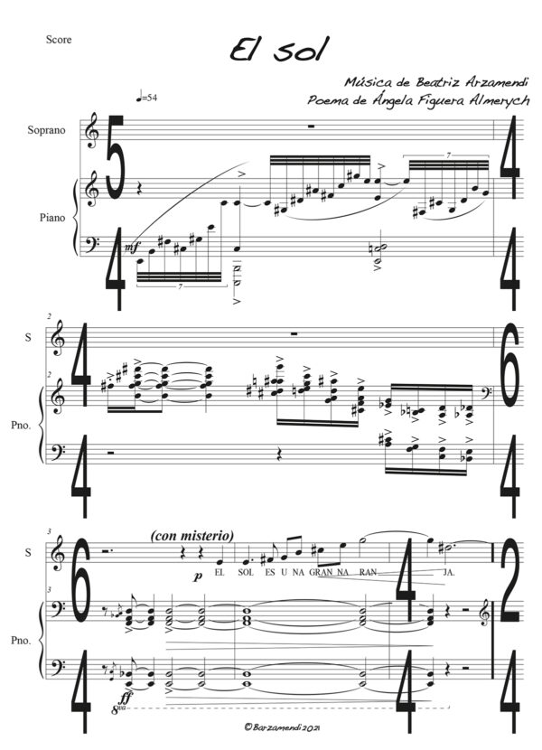 BEATRIZ ARZAMENDI- DOS CANCIONES INFANTILES - Imagen 2